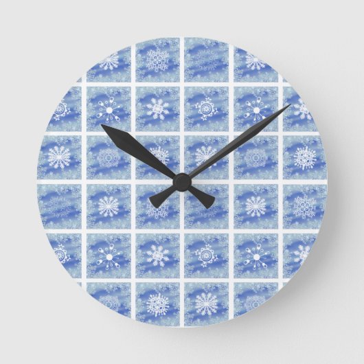 Mattierte Scheiben Runde Wanduhr (Vorderseite)