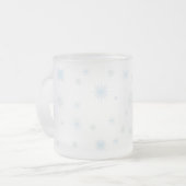 Mattierte Schneeflocke-Tasse Mattglastasse (Vorderseite Links)