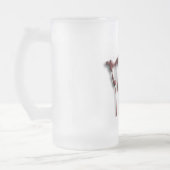 Mattierte SchwermetallTasse Mattglas Bierglas (Links)