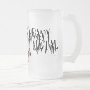 Mattierte SchwermetallTasse Mattglas Bierglas