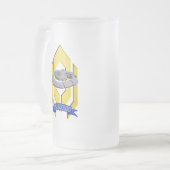 Mattierte Sooloo-Tasse Mattglas Bierglas (Vorderseite Links)