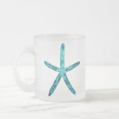 Mattierte Starfish-Tasse Mattglastasse (Links)