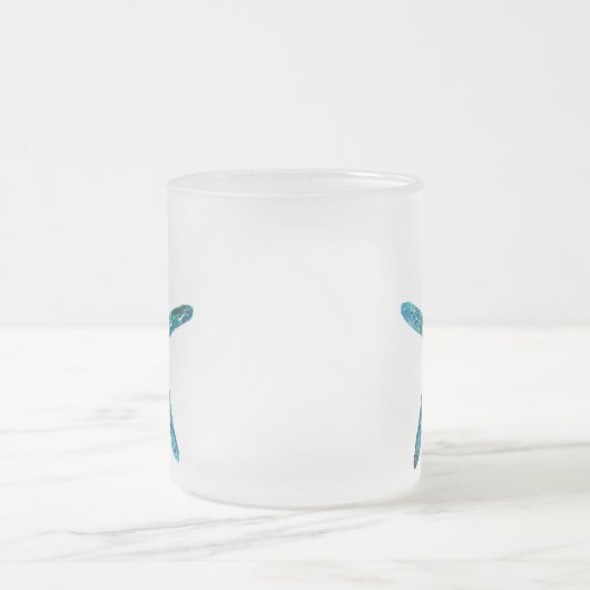 Mattierte Starfish-Tasse Mattglastasse (Mittel)