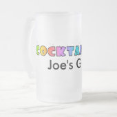 MATTIERTE STEINEN, TASSE - COCKTAIL UP! (Vorderseite Links)