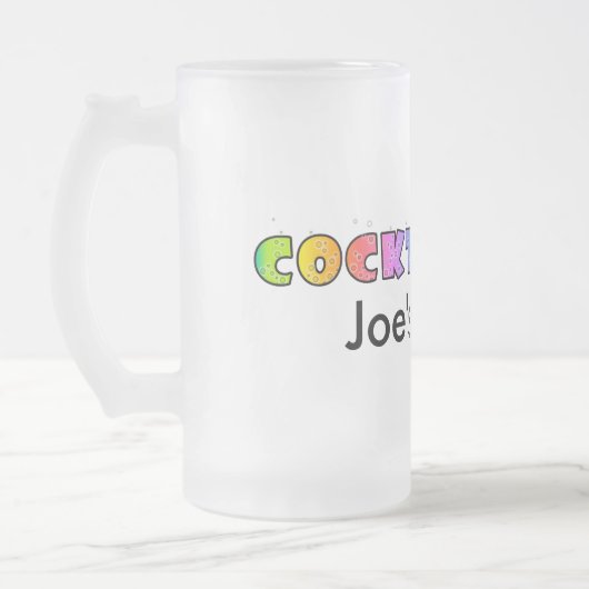 MATTIERTE STEINEN, TASSE - COCKTAIL UP! (Links)