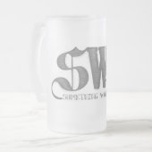 Mattierte SwS Tasse (Vorderseite Links)
