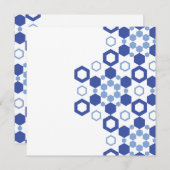 Mattierte Symmetrie Feiertagskarte (Vorne/Hinten)