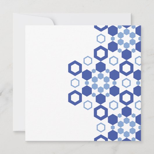 Mattierte Symmetrie Feiertagskarte (Vorderseite)