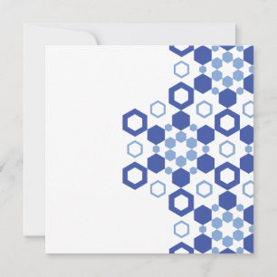 Mattierte Symmetrie Feiertagskarte