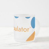 Mattierte Tasse (VorderseiteRechts)