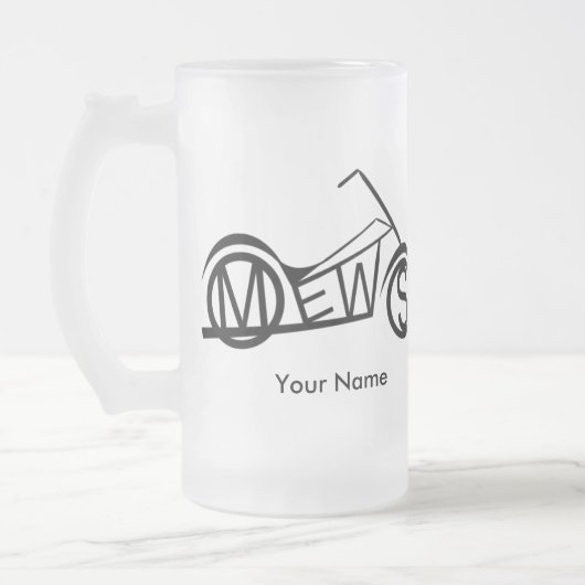Mattierte Tasse (Links)