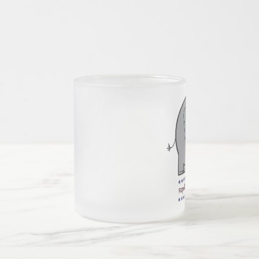 mattierte Tasse (Mittel)