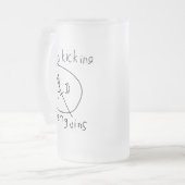 Mattierte Tasse (Vorderseite Links)