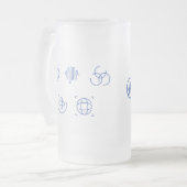 Mattierte Tasse (Vorderseite Links)