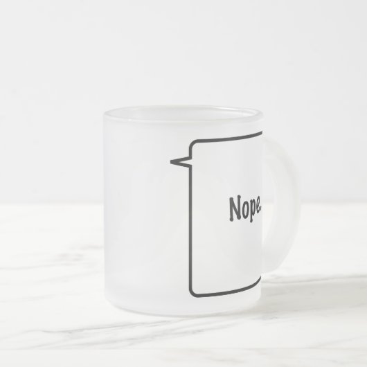 Mattierte Tasse (VorderseiteRechts)