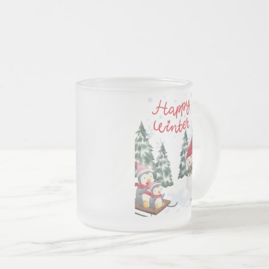 Mattierte Tasse (VorderseiteRechts)