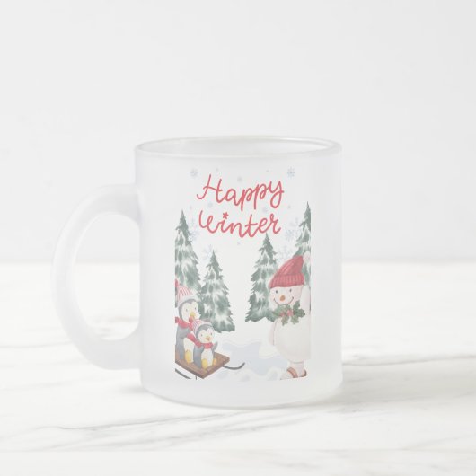 Mattierte Tasse (Links)