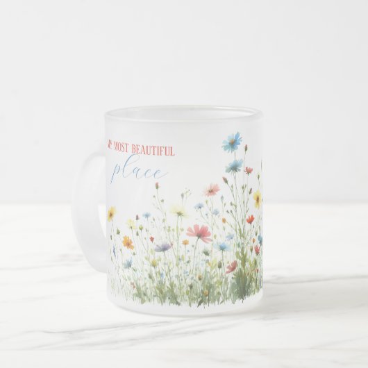 Mattierte Tasse (Vorderseite Links)