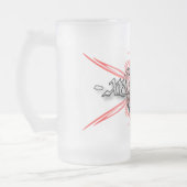 - mattierte Tasse 001 x - Stammes- Schädel (Links)