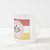 * Mattierte Tasse (10 oder 16 oz) mit PMC FLAG-Log (VorderseiteRechts)