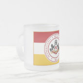 * Mattierte Tasse (10 oder 16 oz) mit PMC FLAG-Log (Vorderseite Links)