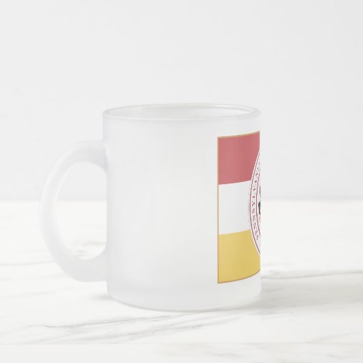 * Mattierte Tasse (10 oder 16 oz) mit PMC FLAG-Log (Links)