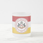 * Mattierte Tasse (10 oder 16 oz) mit PMC FLAG-Log (Mittel)