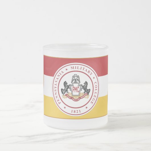 * Mattierte Tasse (10 oder 16 oz) mit PMC FLAG-Log (Mittel)