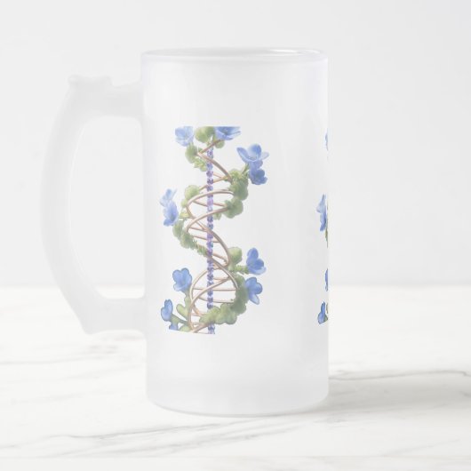 Mattierte Tasse 16 oz - blühende Branchen (Links)