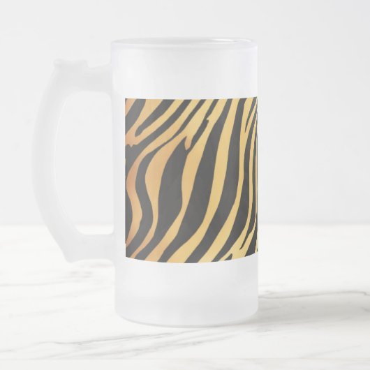 Mattierte Tasse 16 oz - Eclectic Animal Prints (Links)