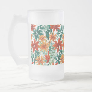Mattierte Tasse 16oz-Blätter und Naturmuster