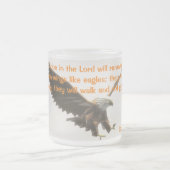 Mattierte Tasse Adlers 31 Jesajas 40 (Mittel)