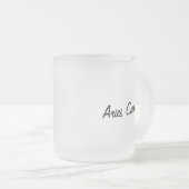 Mattierte Tasse Aries Corp. (VorderseiteRechts)
