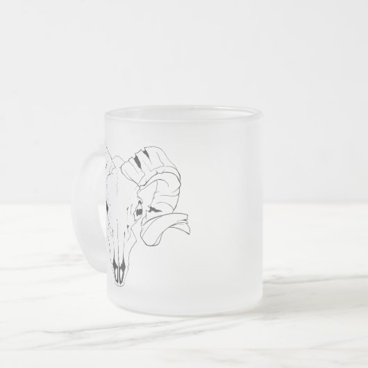 Mattierte Tasse Aries Corp. (Vorderseite Links)
