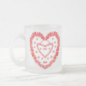 MATTIERTE Tasse aus Glas (Links)