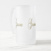 Mattierte Tasse aus Glas (Vorderseite Links)