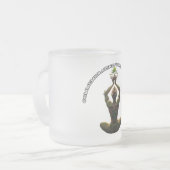 Mattierte Tasse aus Glas, 10 oz (Vorderseite Links)