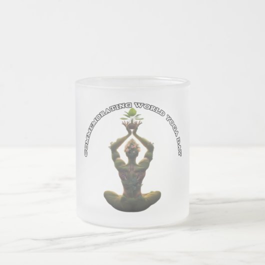 Mattierte Tasse aus Glas, 10 oz (Mittel)