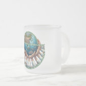 Mattierte Tasse aus Glas, 10 oz (VorderseiteRechts)