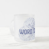 Mattierte Tasse aus Glas, 10 oz (Vorderseite Links)