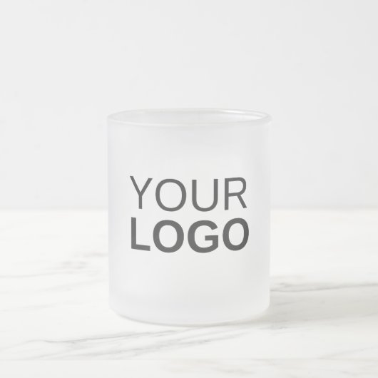 Mattierte Tasse aus Glas - 10 oz (Mittel)