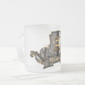 Mattierte Tasse aus Glas (10 oz. & 16 oz.) (Vorderseite Links)