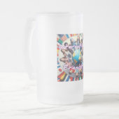 Mattierte Tasse aus Glas, 16 oz (Vorderseite Links)
