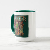 Mattierte Tasse aus Glas, 16 oz (Vorderseite Links)