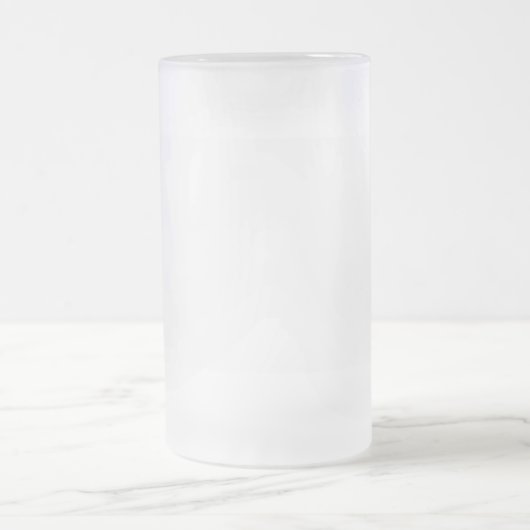 Mattierte Tasse aus Glas, 16 oz (Mittel)
