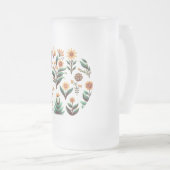 Mattierte Tasse aus Glas, 16 oz (VorderseiteRechts)
