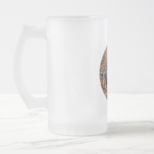 Mattierte Tasse aus Glas, 16 oz (Links)