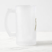 Mattierte Tasse aus Glas mit Abstraktem Swirl-Desi (Links)