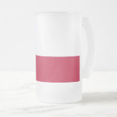 Mattierte Tasse aus Glas mit der Flagge von Texas, (VorderseiteRechts)