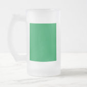Mattierte Tasse aus Glas mit irischer Flagge (Links)